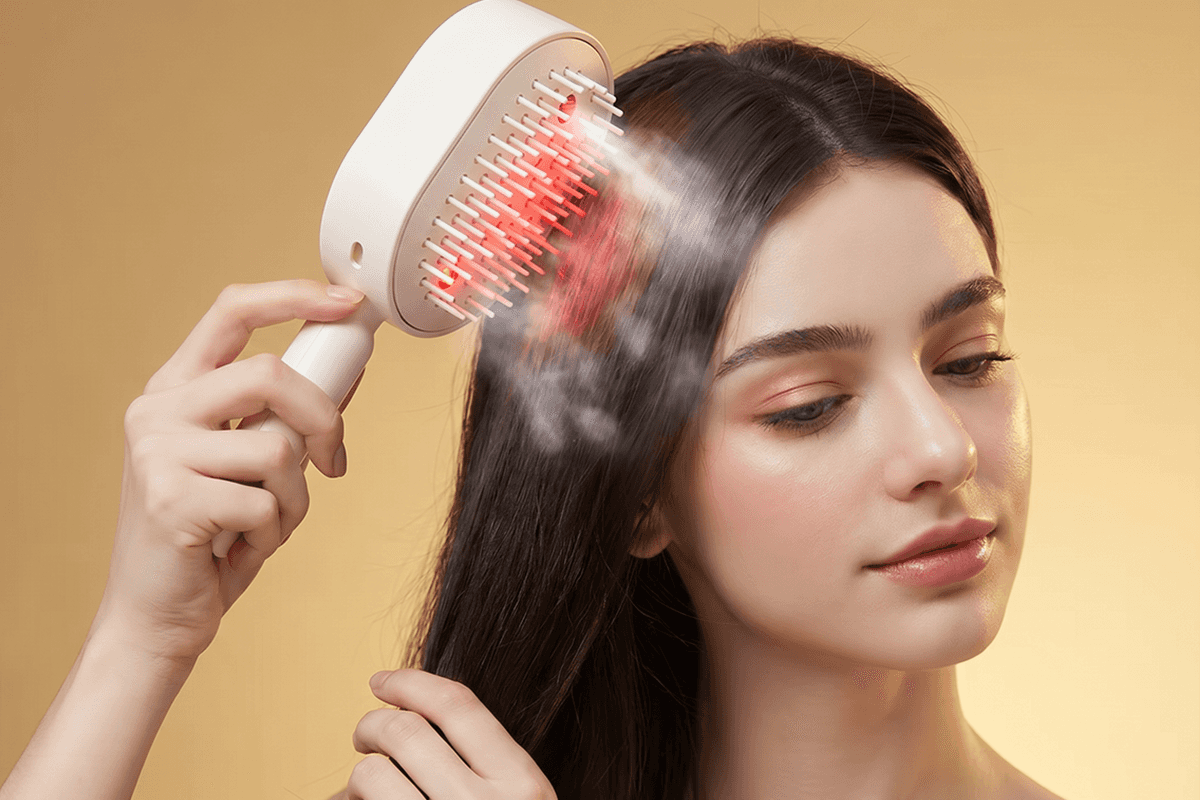 Red Light Hair Care Air Cushion Comb Women's Airbag Massage Comb