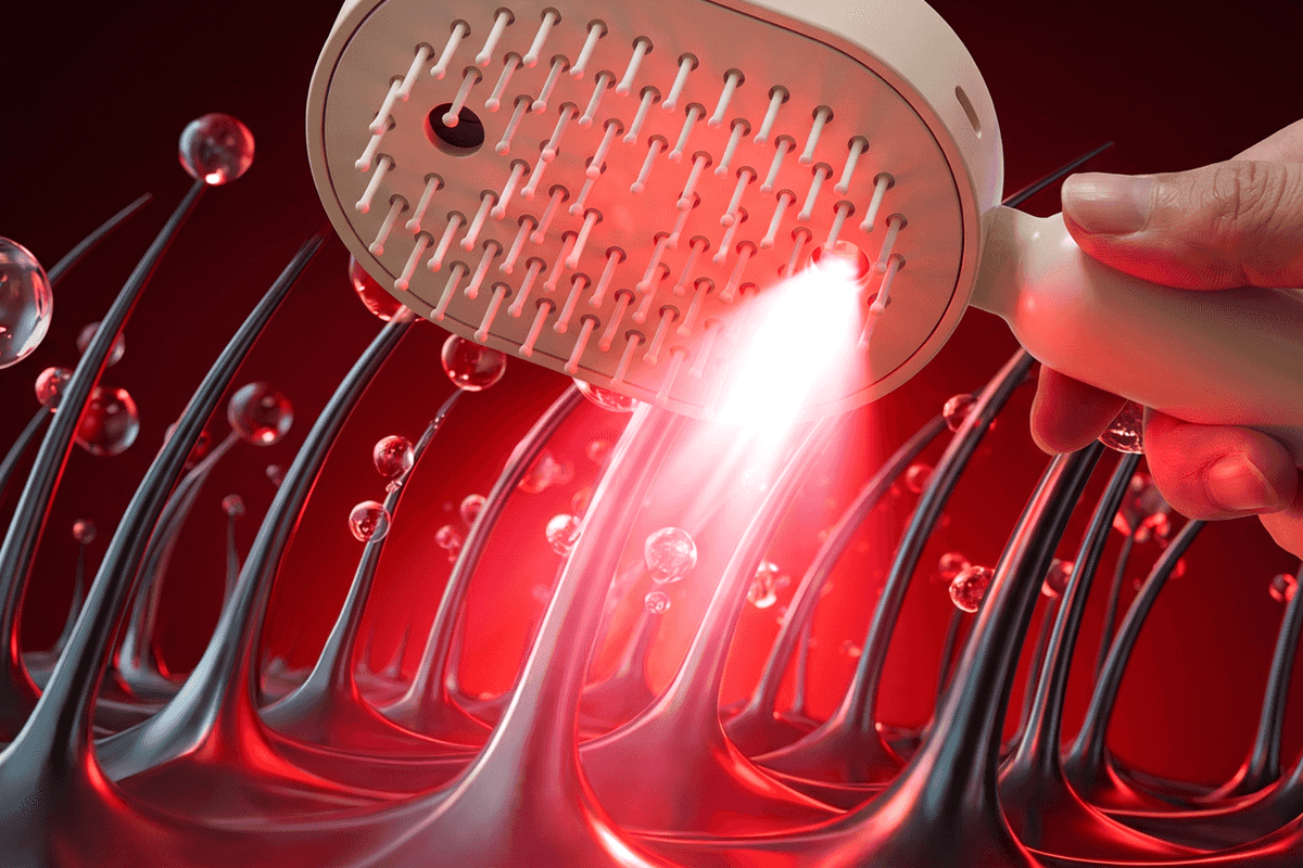 Red Light Hair Care Air Cushion Comb Women's Airbag Massage Comb