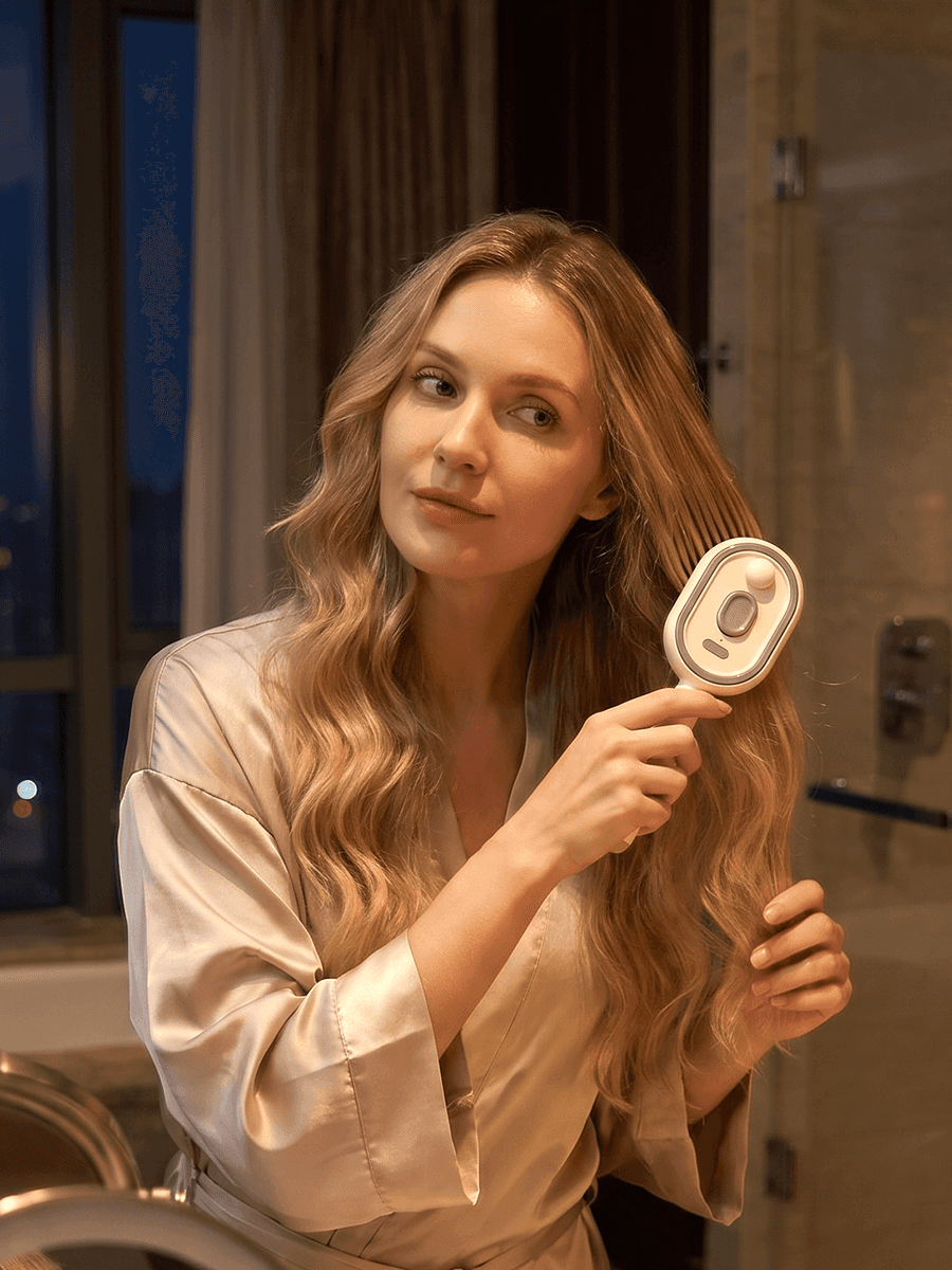Red Light Hair Care Air Cushion Comb Women's Airbag Massage Comb