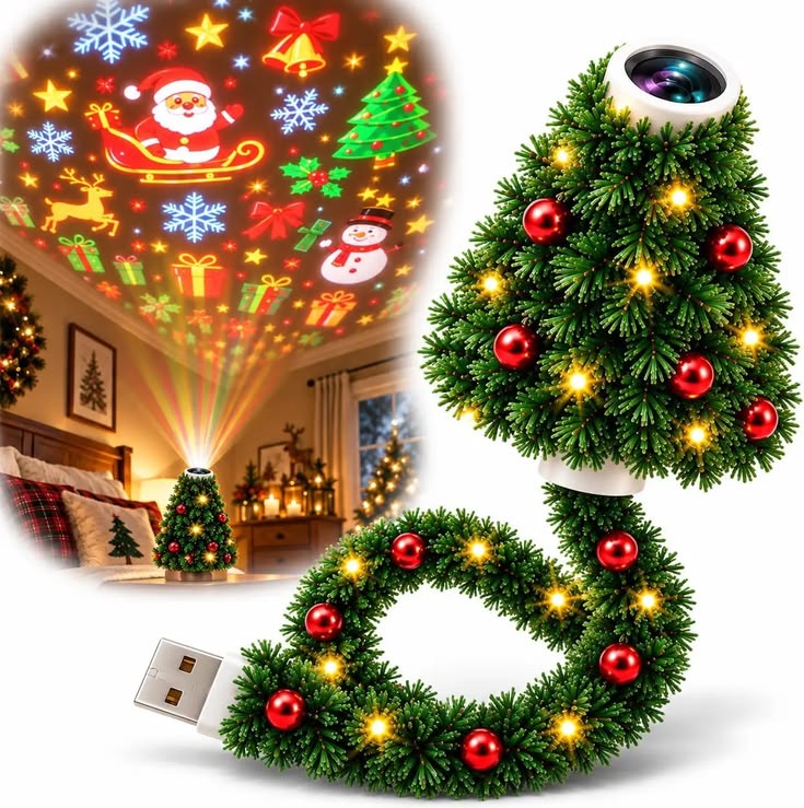 🎄 Christmas Glow™ Tree Projector Light