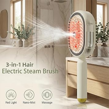 Your scalp, misted and massaged in one stroke.
